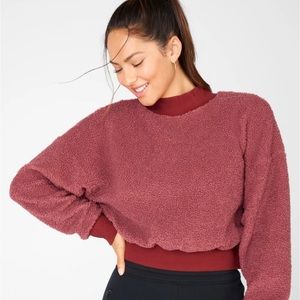 Malia Polar Fleece Dark Rouge/Brick size Medium